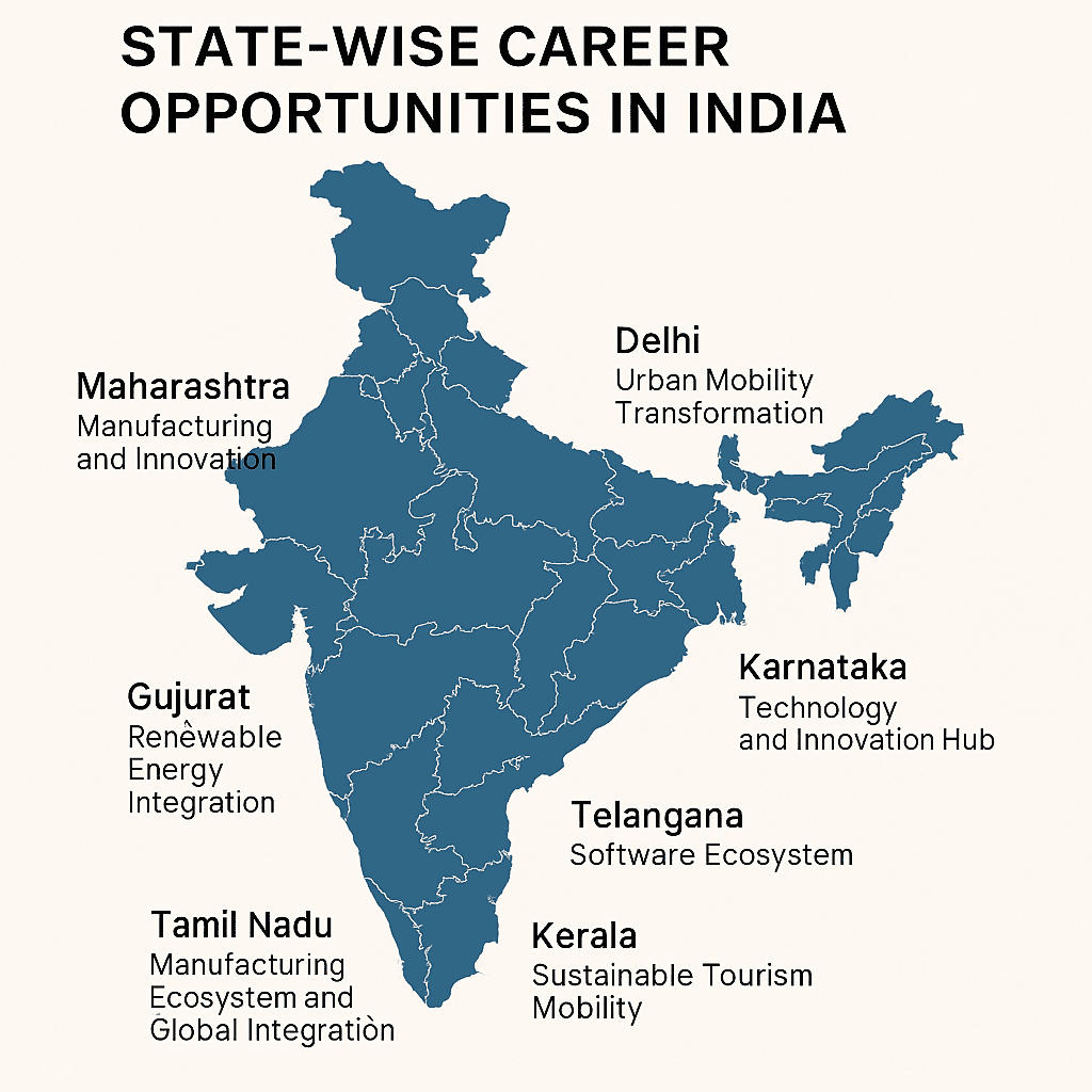 EV Careers in India: State-Wise Opportunities and Policy Impact